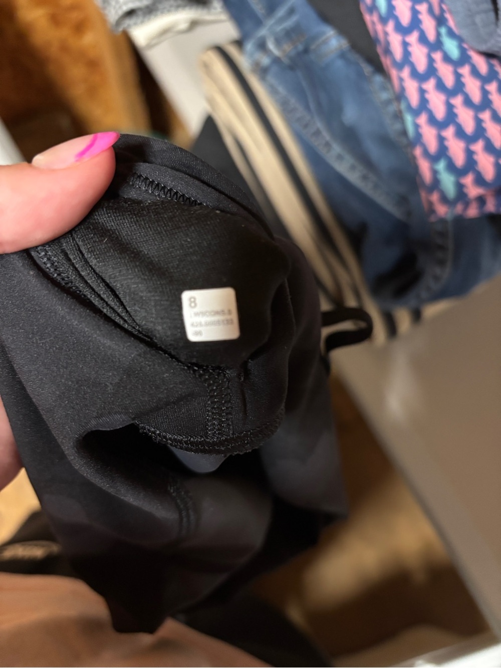 lululemon athletica High-Rise Camo Leggings - Charcoal Black - Picture 3 of 7